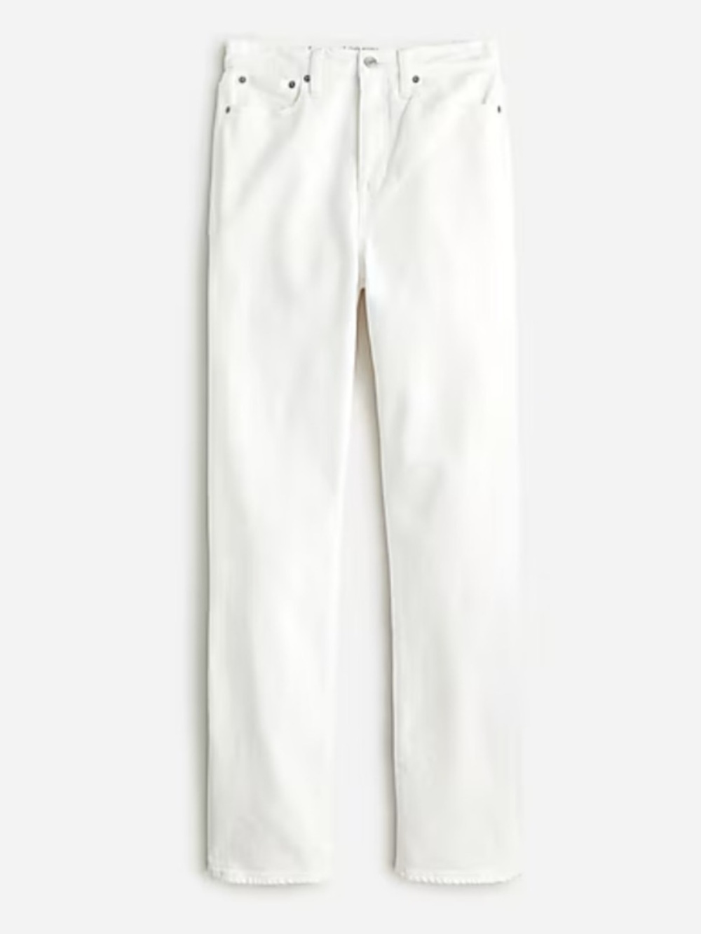 NWT J.Crew Classic Straight Jeans in White - Picture 4 of 10